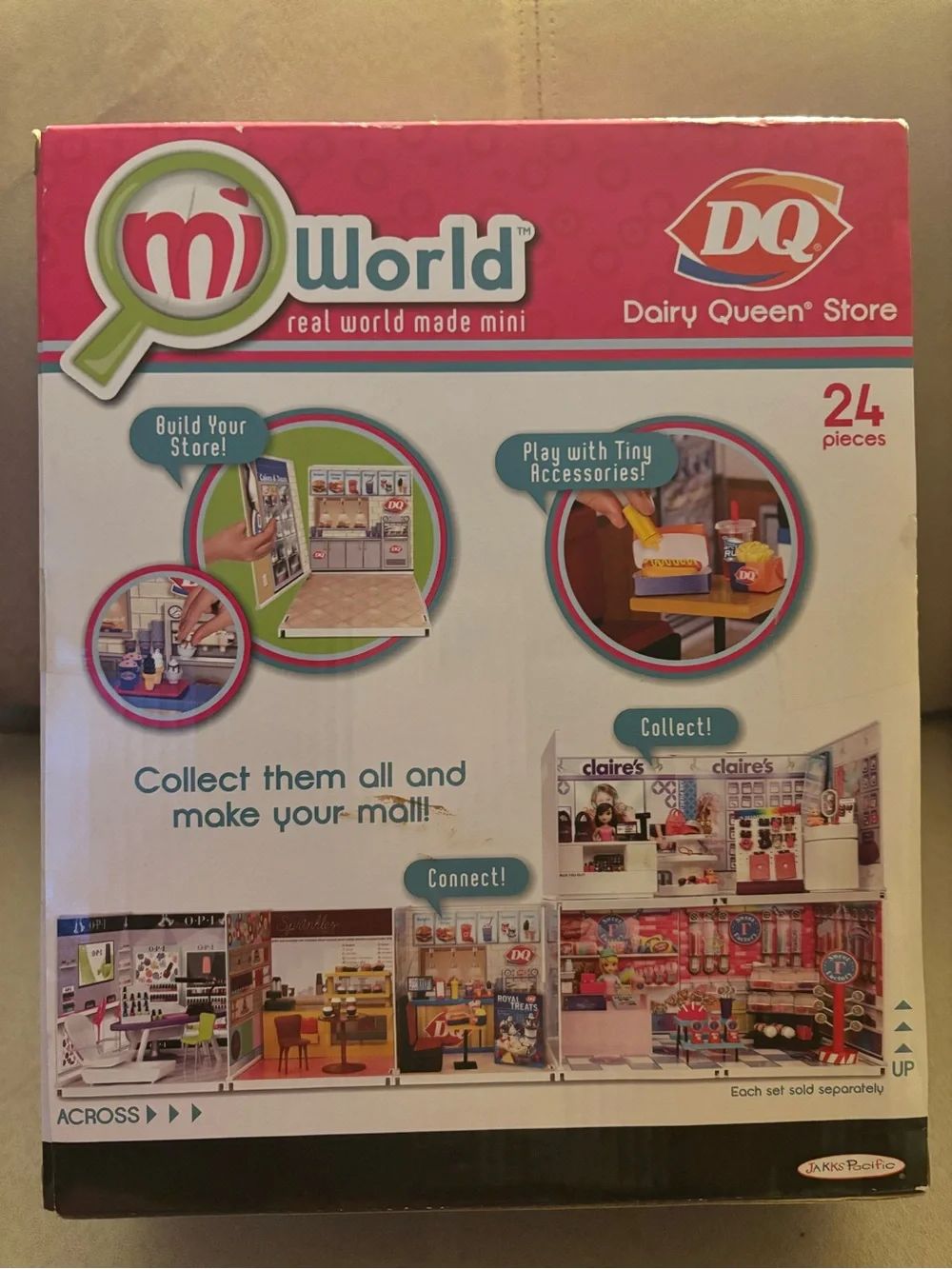 MiWorld Dairy Queen® Store Playset - Pink/Red
